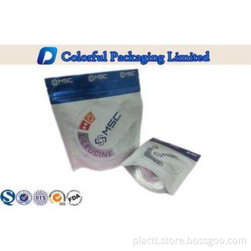 250g Matte Black Stand up Pouch For Protein Packing , Custo